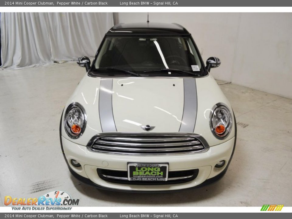 2014 Mini Cooper Clubman Pepper White / Carbon Black Photo #4