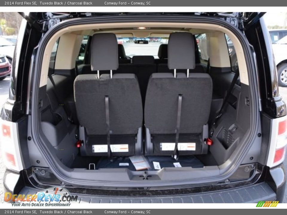2014 Ford Flex SE Tuxedo Black / Charcoal Black Photo #14