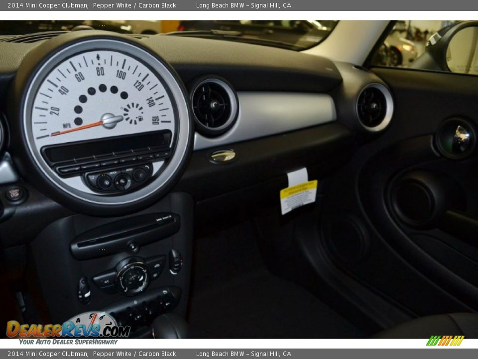 2014 Mini Cooper Clubman Pepper White / Carbon Black Photo #7
