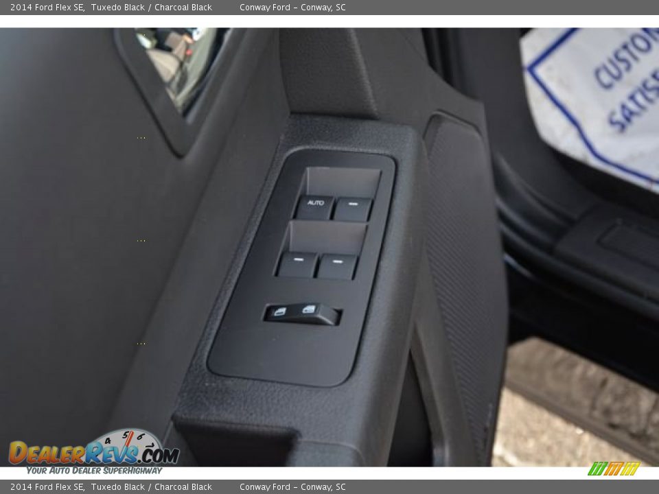 2014 Ford Flex SE Tuxedo Black / Charcoal Black Photo #19
