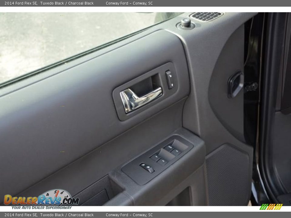 2014 Ford Flex SE Tuxedo Black / Charcoal Black Photo #20