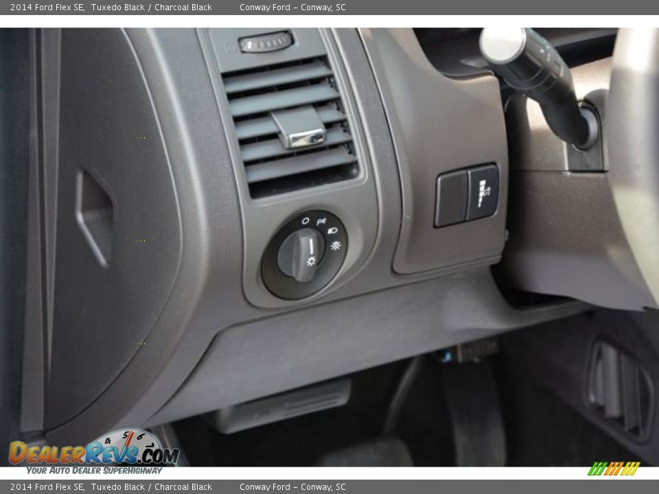 2014 Ford Flex SE Tuxedo Black / Charcoal Black Photo #21