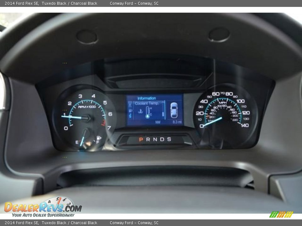 2014 Ford Flex SE Tuxedo Black / Charcoal Black Photo #22