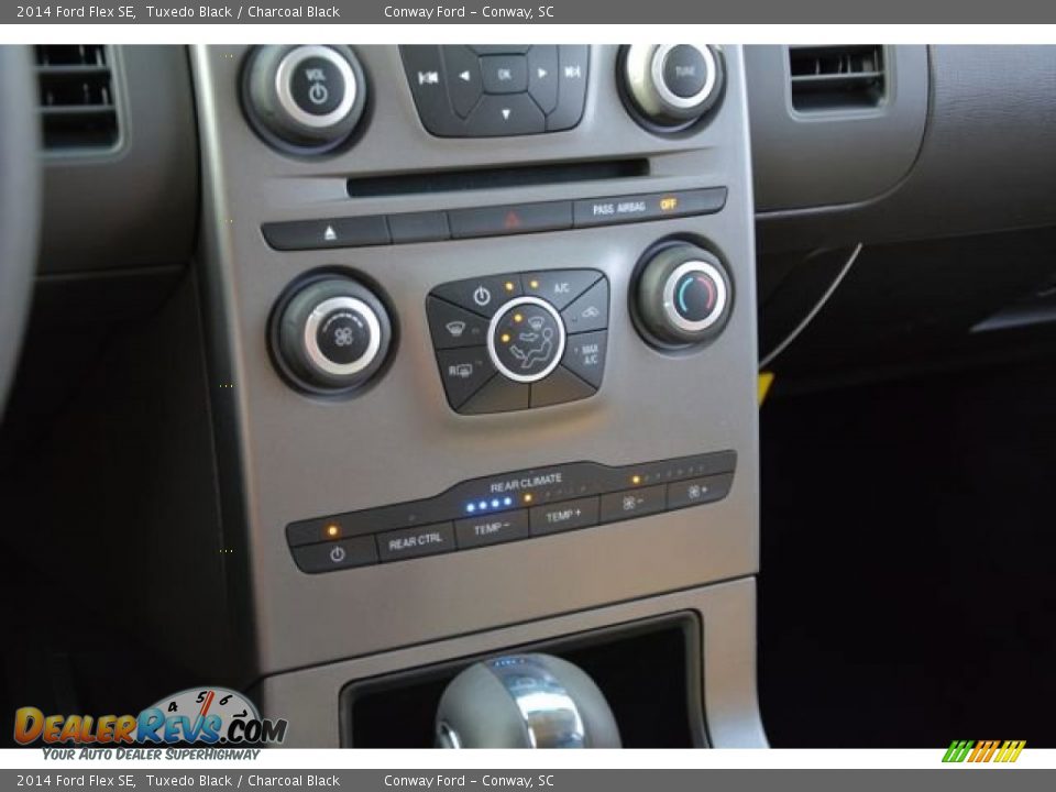 2014 Ford Flex SE Tuxedo Black / Charcoal Black Photo #27