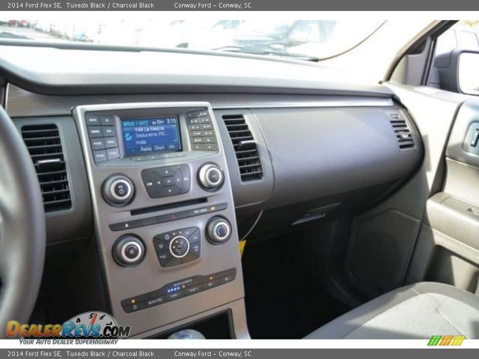 2014 Ford Flex SE Tuxedo Black / Charcoal Black Photo #28