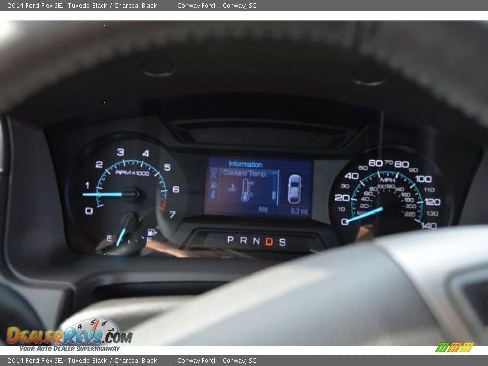 2014 Ford Flex SE Tuxedo Black / Charcoal Black Photo #29