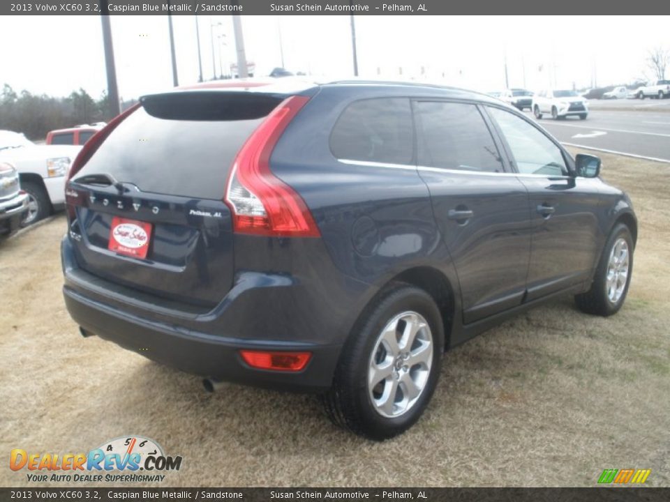 2013 Volvo XC60 3.2 Caspian Blue Metallic / Sandstone Photo #3
