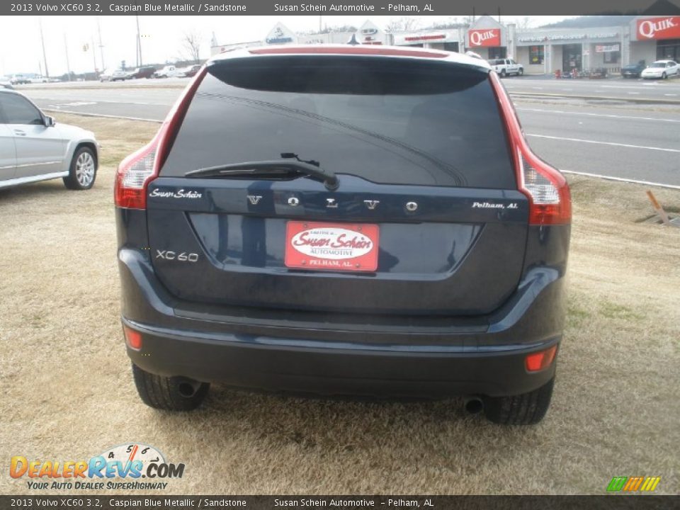 2013 Volvo XC60 3.2 Caspian Blue Metallic / Sandstone Photo #4