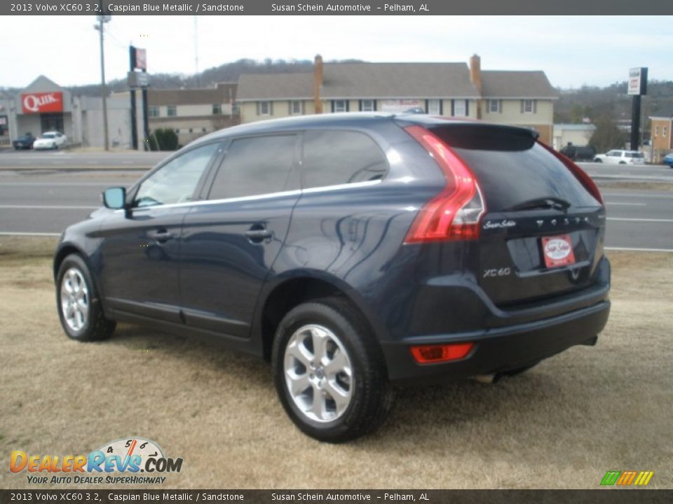 2013 Volvo XC60 3.2 Caspian Blue Metallic / Sandstone Photo #5