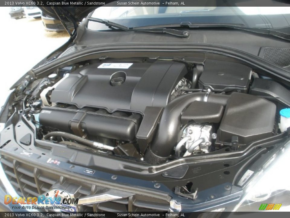 2013 Volvo XC60 3.2 Caspian Blue Metallic / Sandstone Photo #9