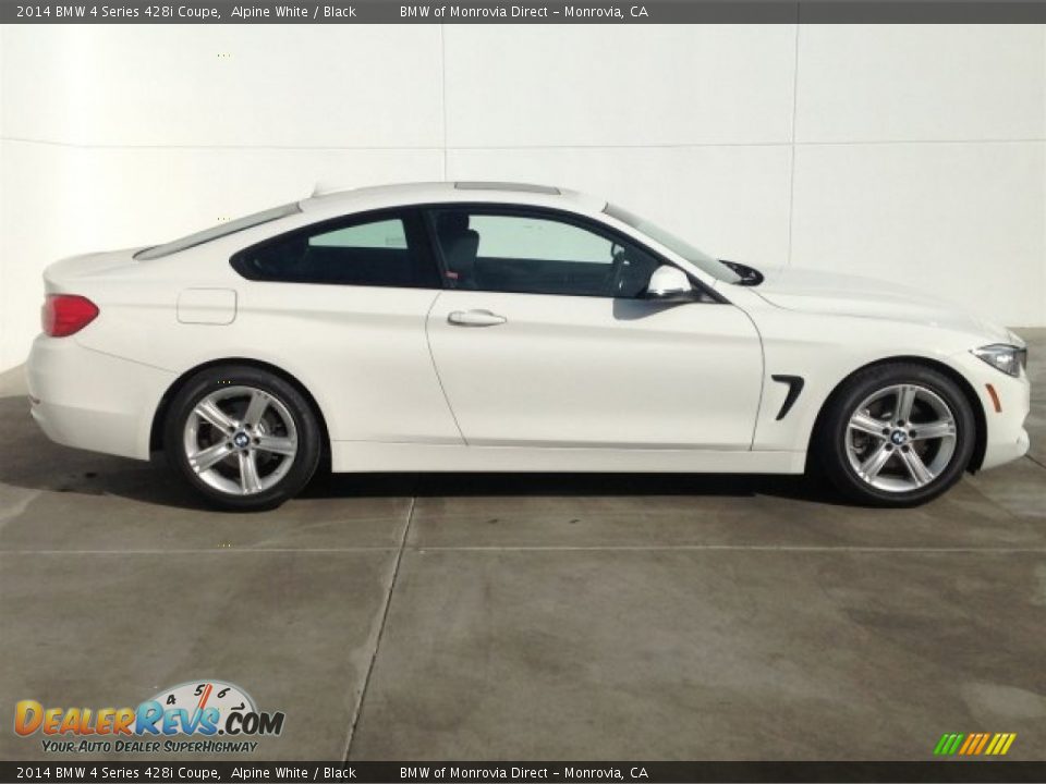 2014 BMW 4 Series 428i Coupe Alpine White / Black Photo #2