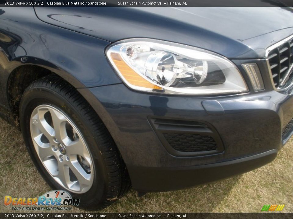 2013 Volvo XC60 3.2 Caspian Blue Metallic / Sandstone Photo #11