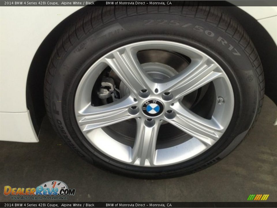 2014 BMW 4 Series 428i Coupe Alpine White / Black Photo #3