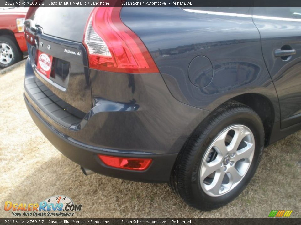 2013 Volvo XC60 3.2 Caspian Blue Metallic / Sandstone Photo #12