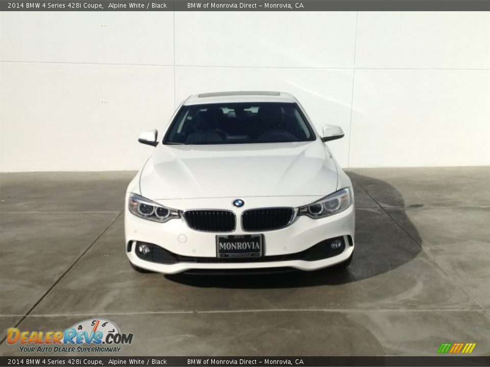 2014 BMW 4 Series 428i Coupe Alpine White / Black Photo #4