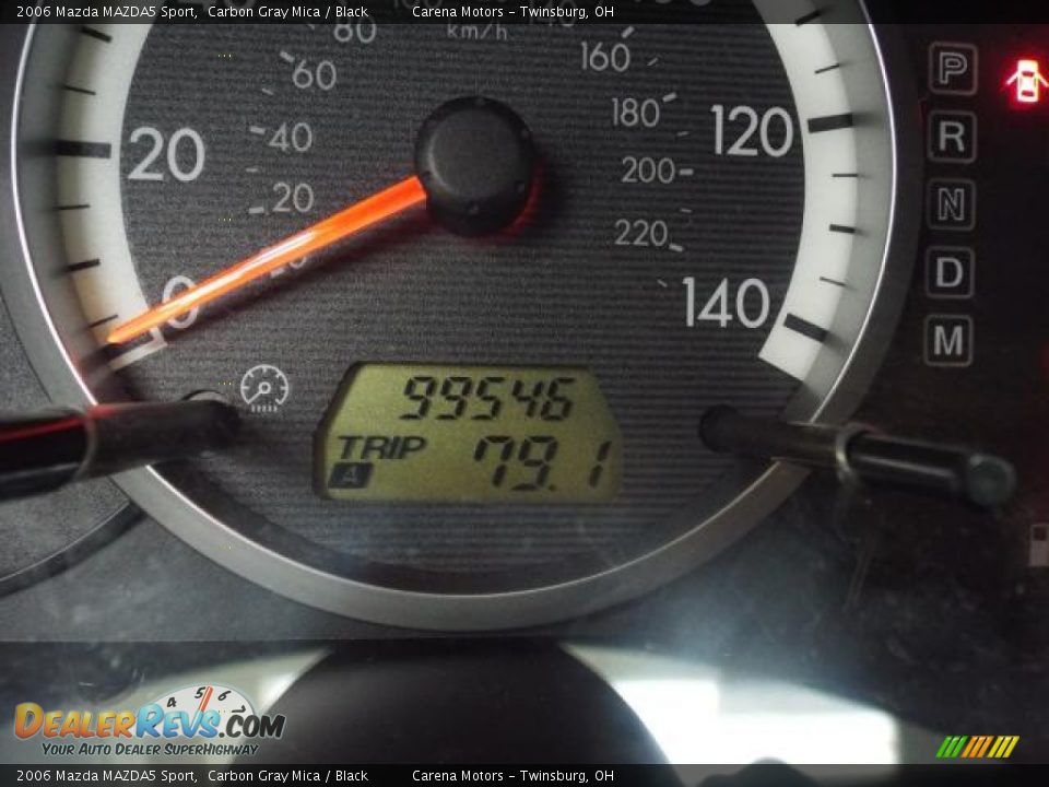 2006 Mazda MAZDA5 Sport Carbon Gray Mica / Black Photo #2