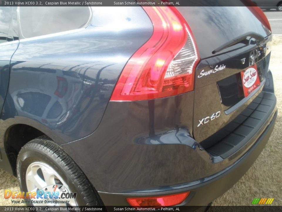 2013 Volvo XC60 3.2 Caspian Blue Metallic / Sandstone Photo #14