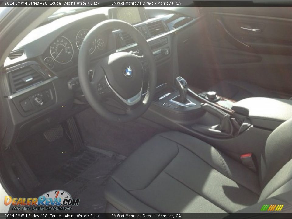 2014 BMW 4 Series 428i Coupe Alpine White / Black Photo #6