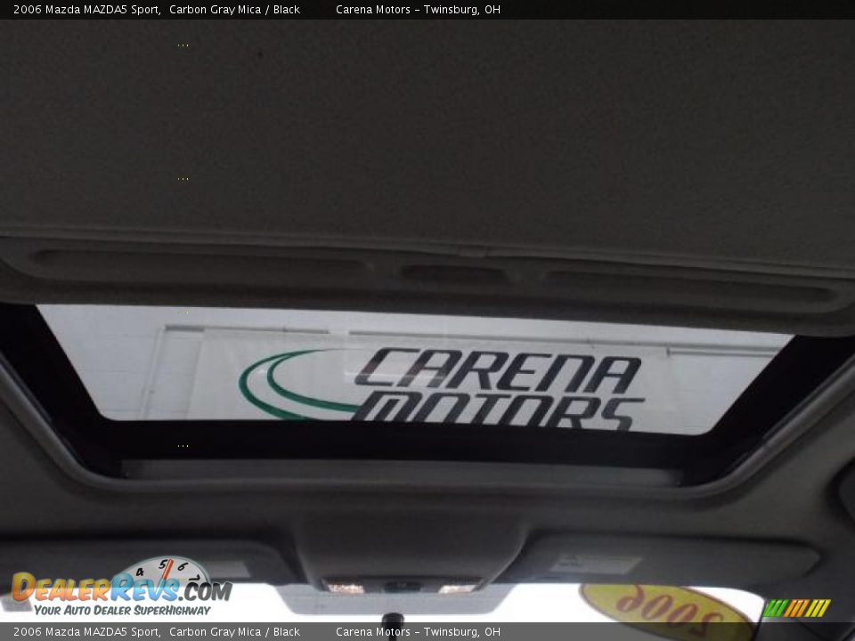 2006 Mazda MAZDA5 Sport Carbon Gray Mica / Black Photo #3