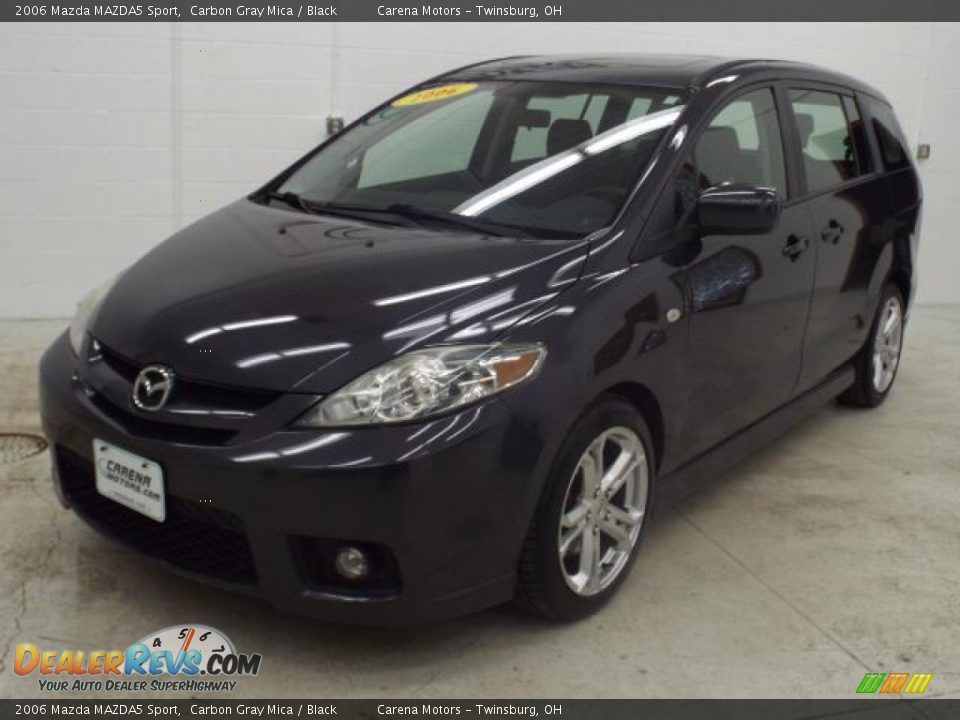2006 Mazda MAZDA5 Sport Carbon Gray Mica / Black Photo #4