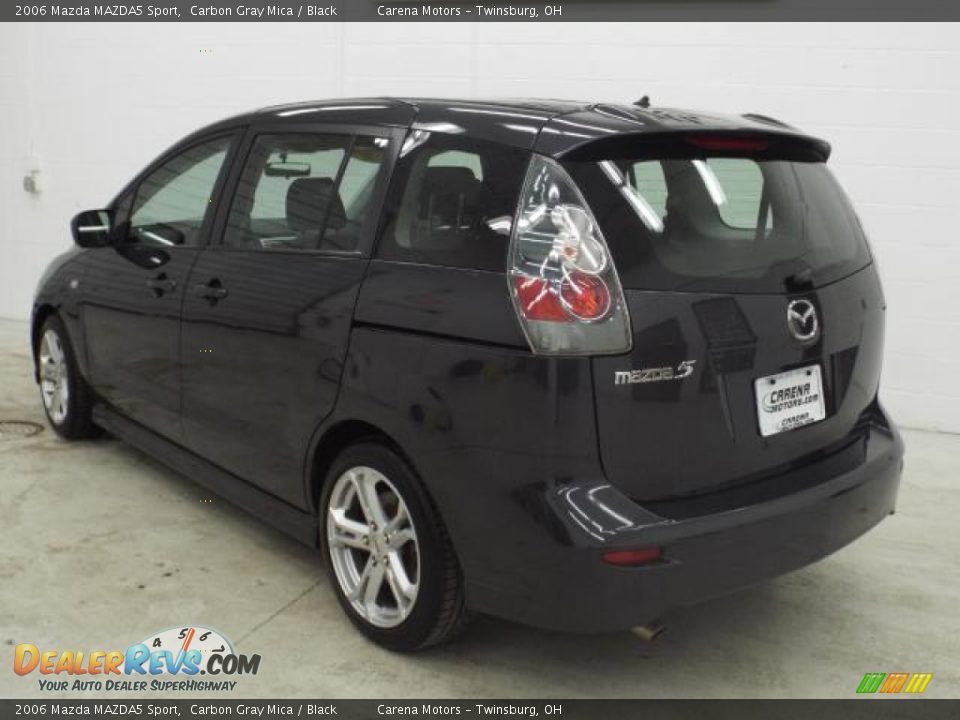 2006 Mazda MAZDA5 Sport Carbon Gray Mica / Black Photo #5