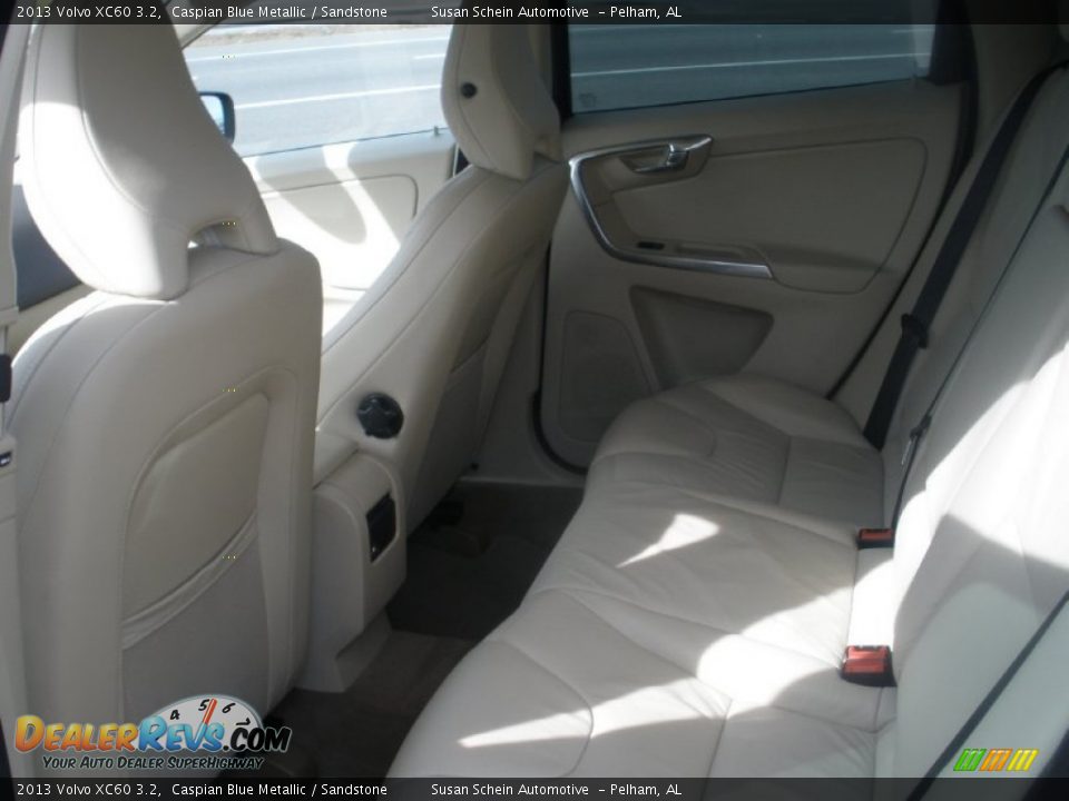 2013 Volvo XC60 3.2 Caspian Blue Metallic / Sandstone Photo #17