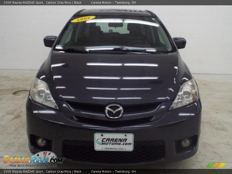 2006 Mazda MAZDA5 Sport Carbon Gray Mica / Black Photo #7