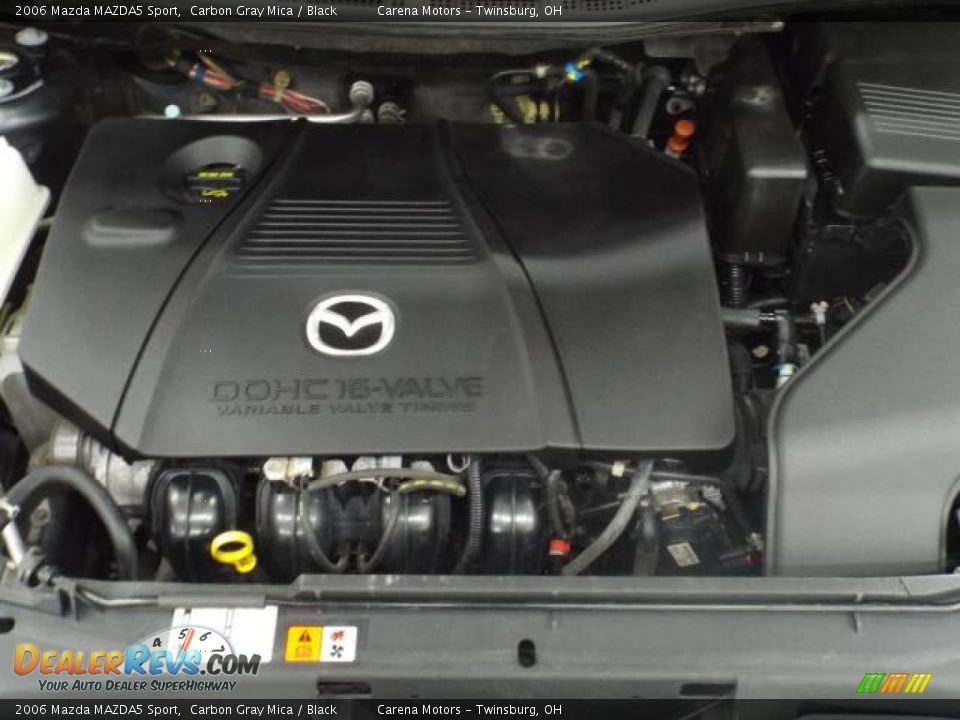 2006 Mazda MAZDA5 Sport Carbon Gray Mica / Black Photo #8