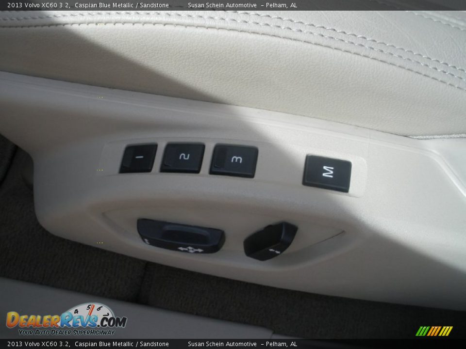 2013 Volvo XC60 3.2 Caspian Blue Metallic / Sandstone Photo #20