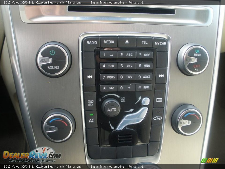 2013 Volvo XC60 3.2 Caspian Blue Metallic / Sandstone Photo #21