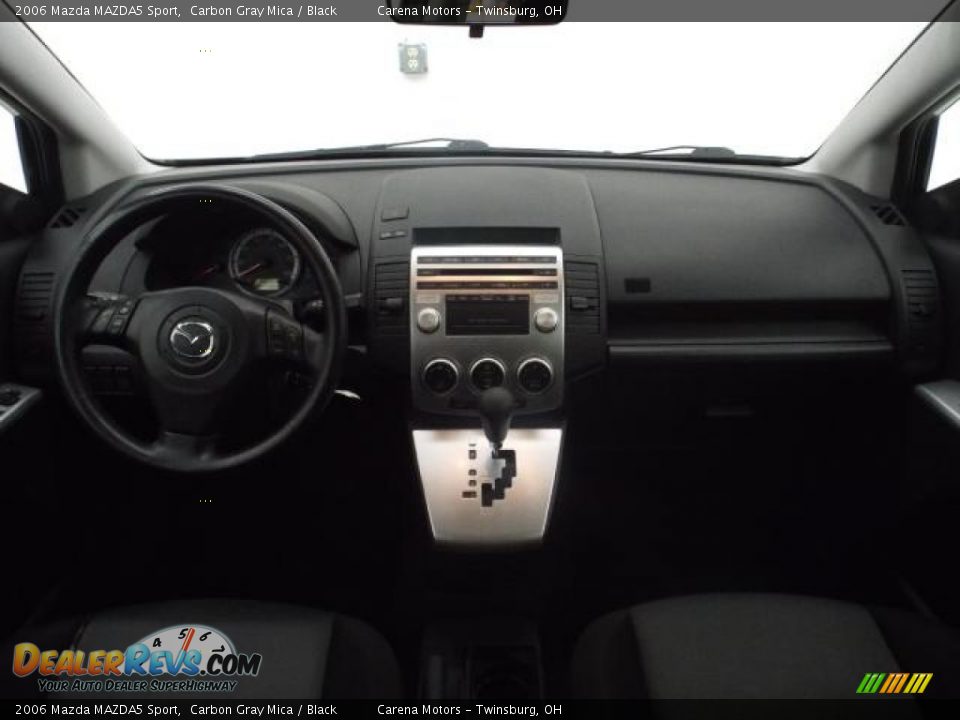 2006 Mazda MAZDA5 Sport Carbon Gray Mica / Black Photo #11