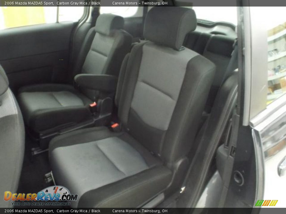 2006 Mazda MAZDA5 Sport Carbon Gray Mica / Black Photo #13