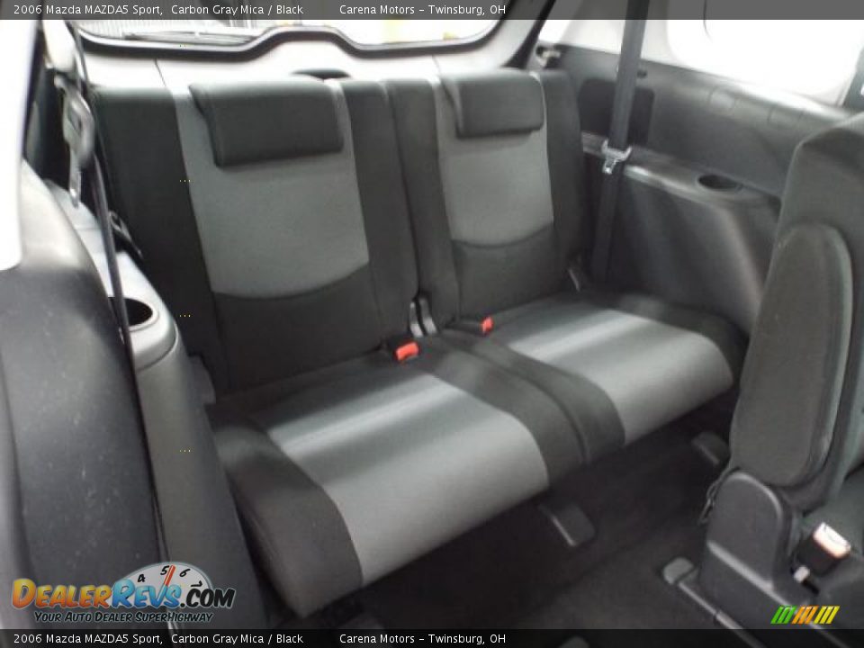 2006 Mazda MAZDA5 Sport Carbon Gray Mica / Black Photo #14