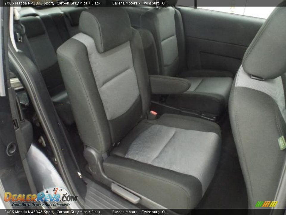 2006 Mazda MAZDA5 Sport Carbon Gray Mica / Black Photo #15