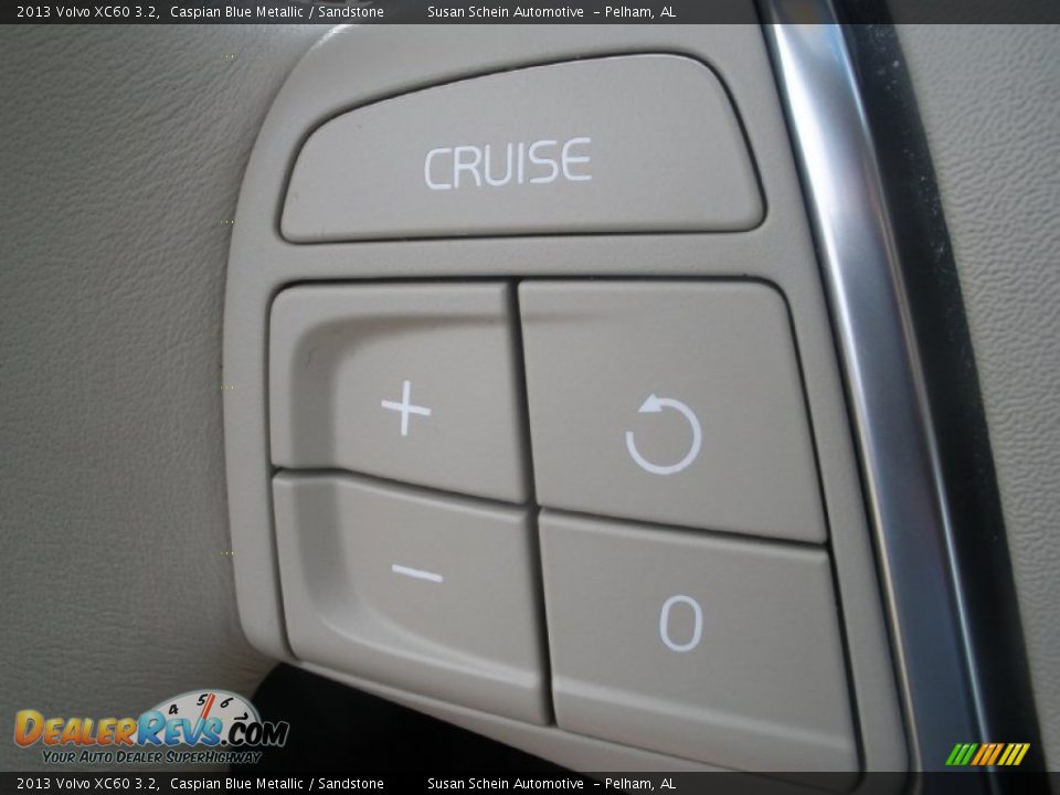 2013 Volvo XC60 3.2 Caspian Blue Metallic / Sandstone Photo #25