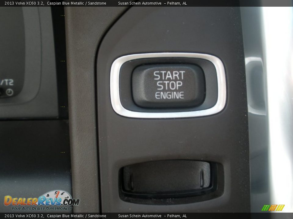 2013 Volvo XC60 3.2 Caspian Blue Metallic / Sandstone Photo #26