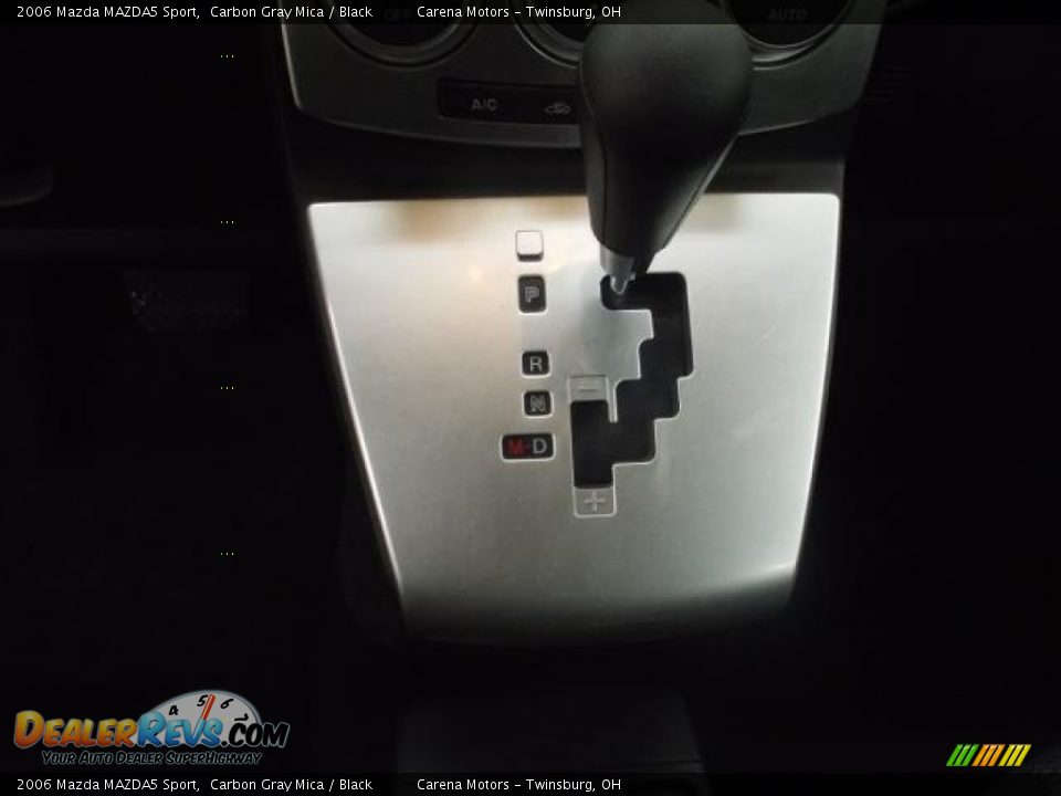 2006 Mazda MAZDA5 Sport Carbon Gray Mica / Black Photo #23