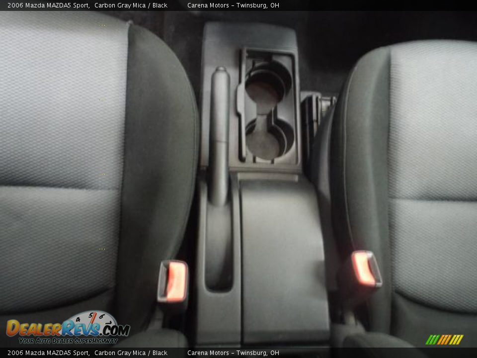 2006 Mazda MAZDA5 Sport Carbon Gray Mica / Black Photo #24