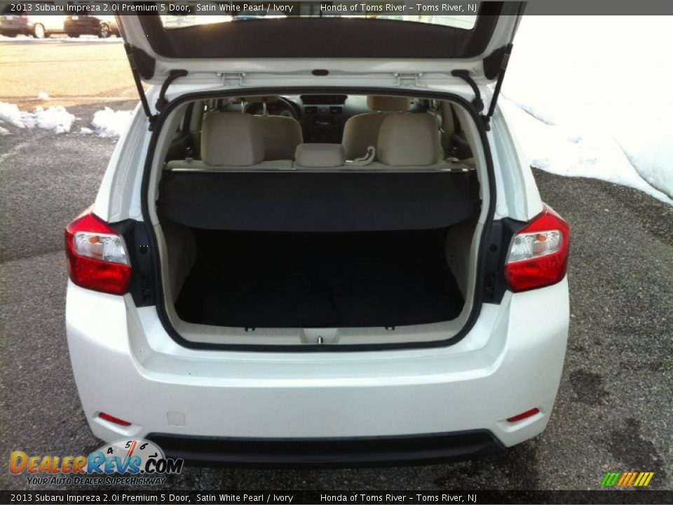 2013 Subaru Impreza 2.0i Premium 5 Door Satin White Pearl / Ivory Photo #14