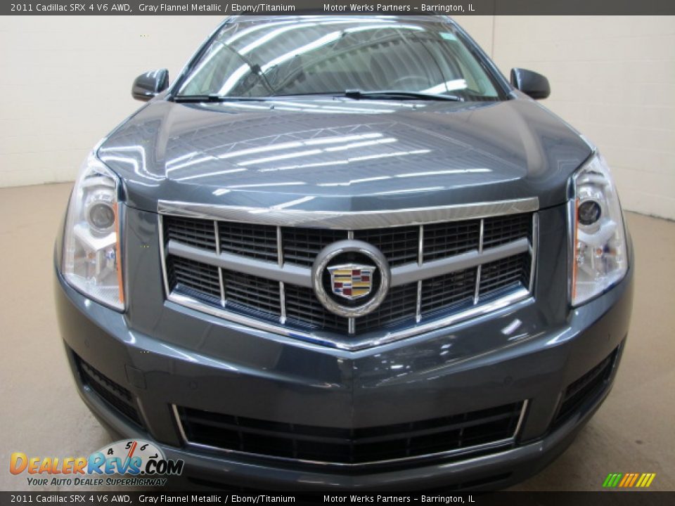 2011 Cadillac SRX 4 V6 AWD Gray Flannel Metallic / Ebony/Titanium Photo #2