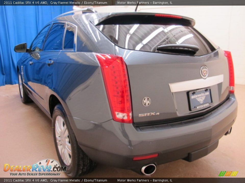 2011 Cadillac SRX 4 V6 AWD Gray Flannel Metallic / Ebony/Titanium Photo #5