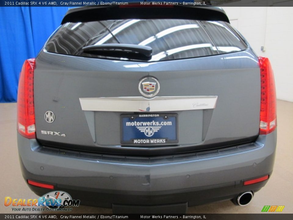 2011 Cadillac SRX 4 V6 AWD Gray Flannel Metallic / Ebony/Titanium Photo #6