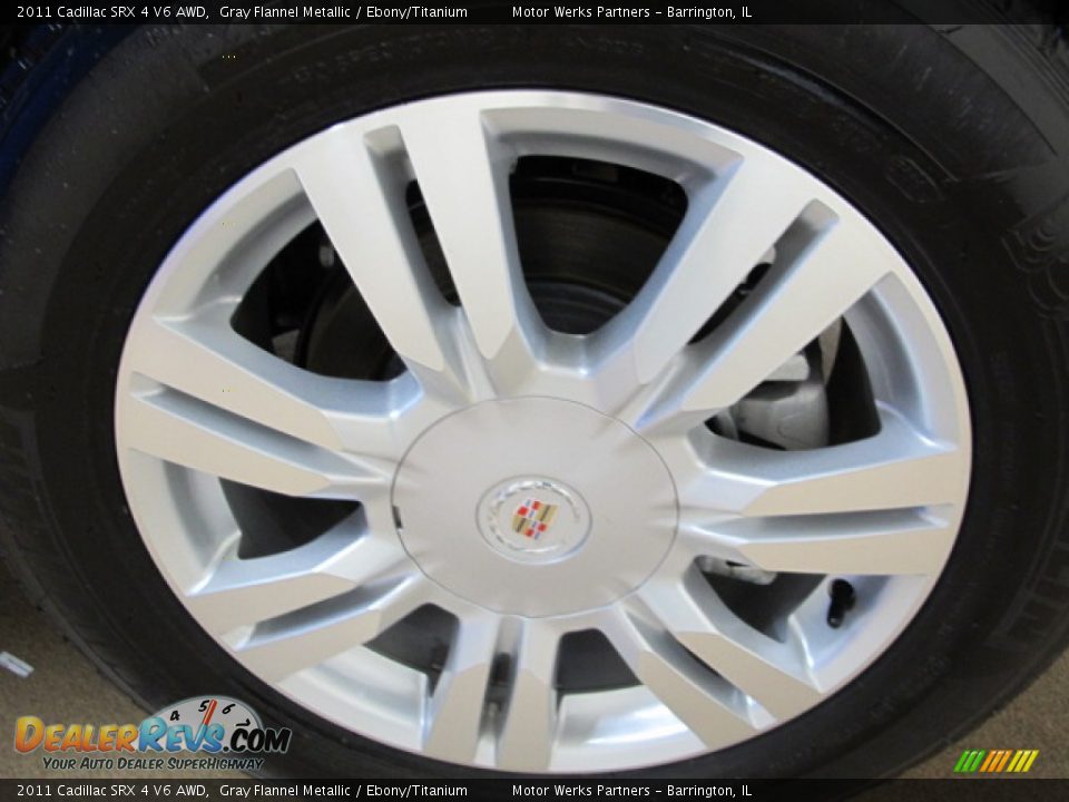 2011 Cadillac SRX 4 V6 AWD Gray Flannel Metallic / Ebony/Titanium Photo #13