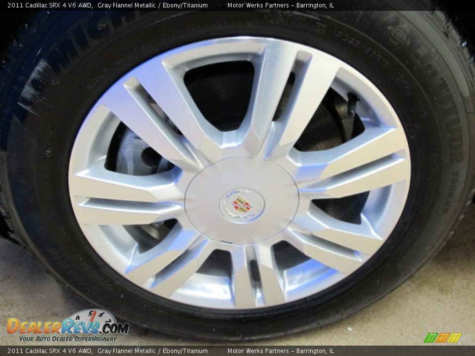 2011 Cadillac SRX 4 V6 AWD Gray Flannel Metallic / Ebony/Titanium Photo #14