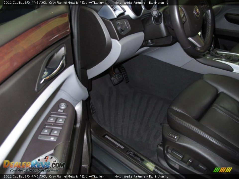2011 Cadillac SRX 4 V6 AWD Gray Flannel Metallic / Ebony/Titanium Photo #15