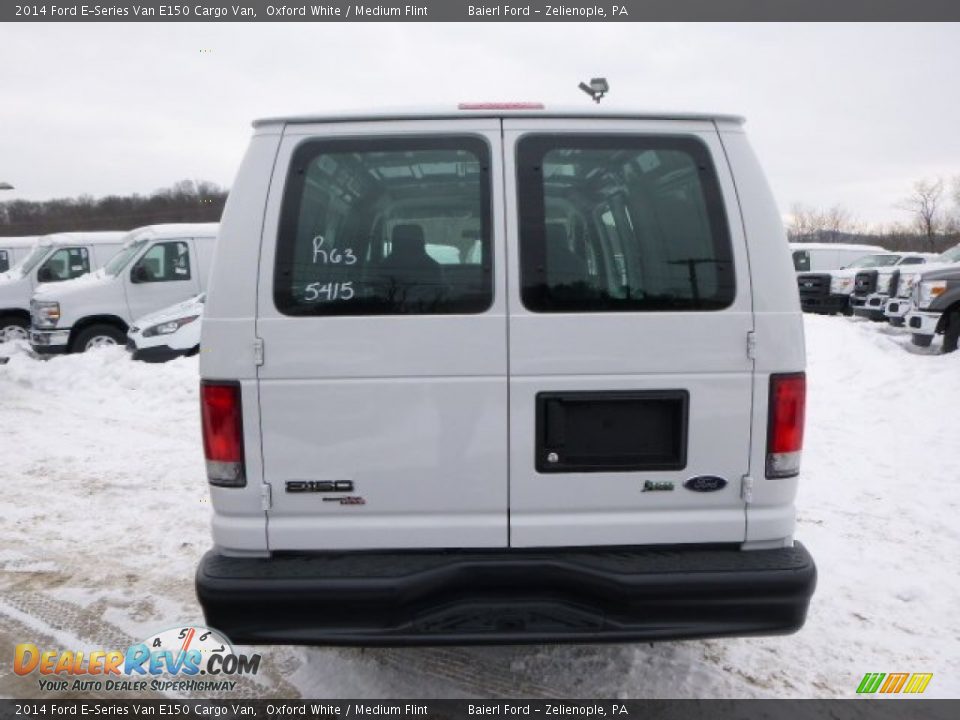 2014 Ford E-Series Van E150 Cargo Van Oxford White / Medium Flint Photo #7