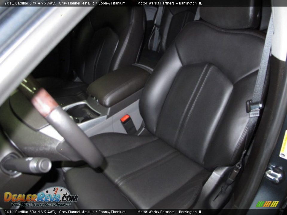 2011 Cadillac SRX 4 V6 AWD Gray Flannel Metallic / Ebony/Titanium Photo #16
