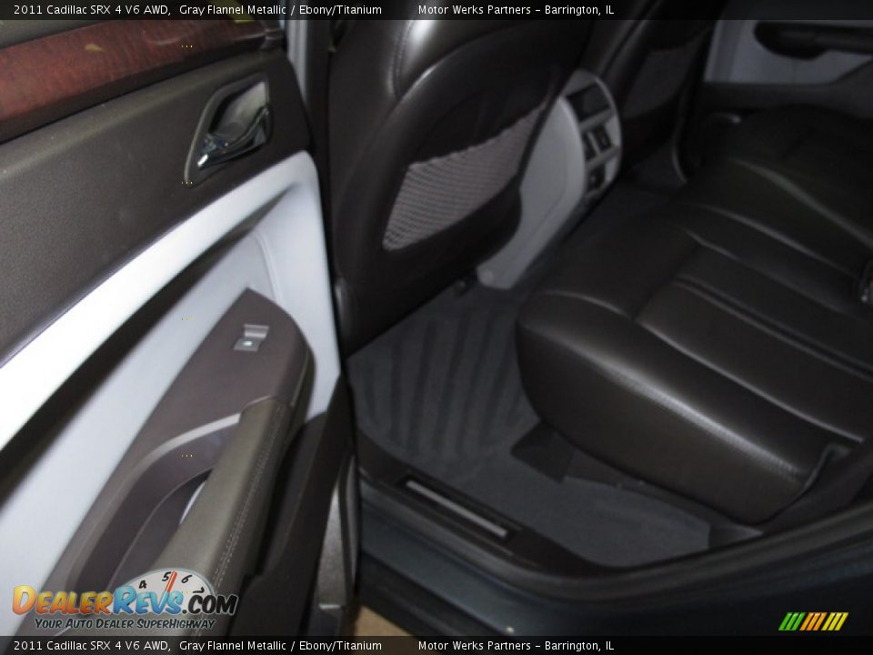 2011 Cadillac SRX 4 V6 AWD Gray Flannel Metallic / Ebony/Titanium Photo #17