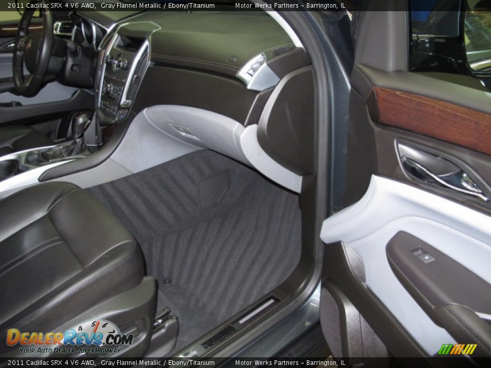 2011 Cadillac SRX 4 V6 AWD Gray Flannel Metallic / Ebony/Titanium Photo #21