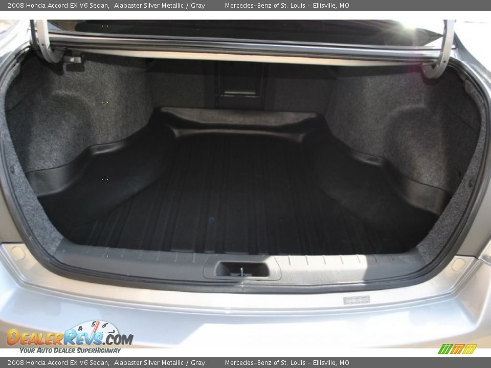 2008 Honda Accord EX V6 Sedan Alabaster Silver Metallic / Gray Photo #7